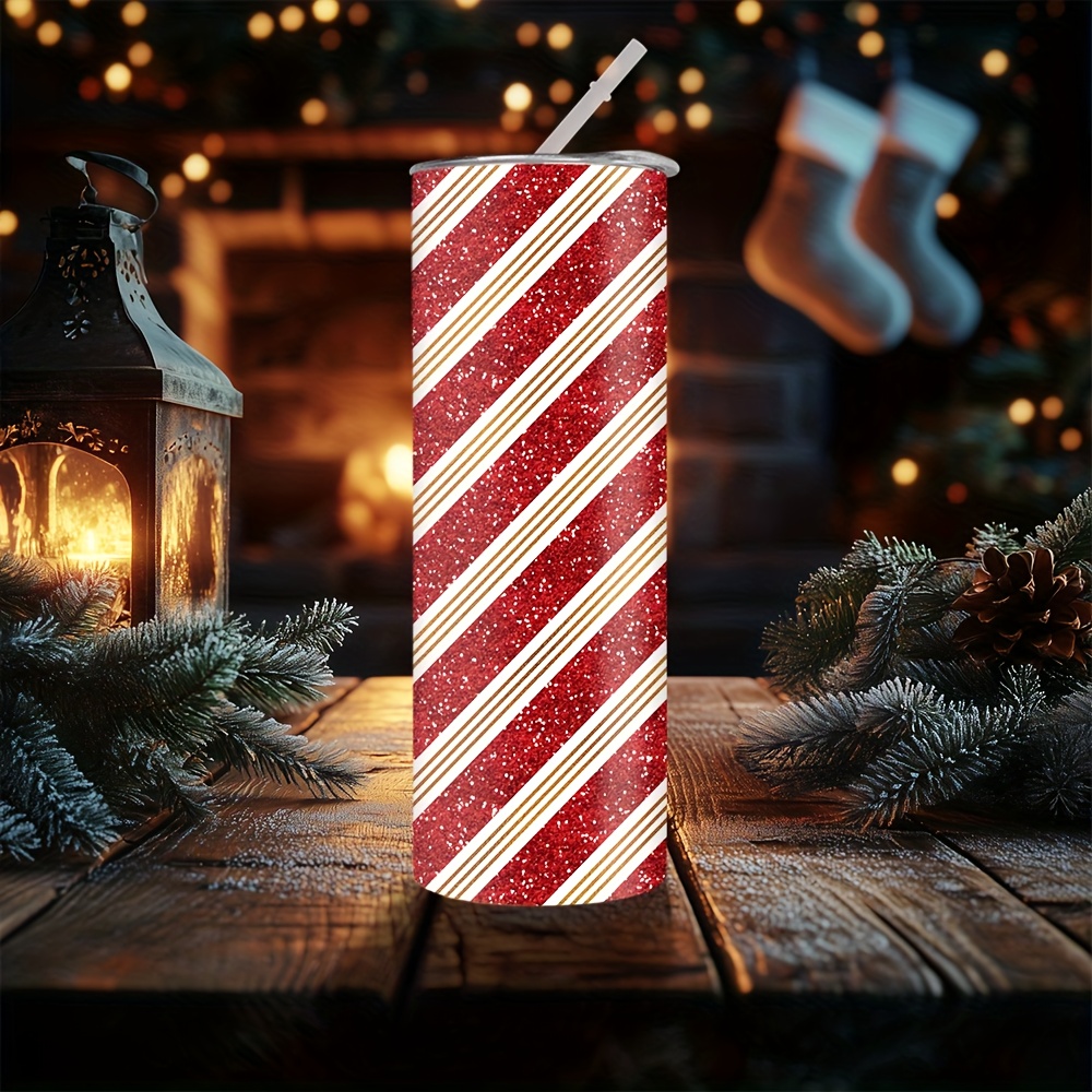 Tumbler 20Oz White - 1 adet 20oz Noel Kırmızı ve