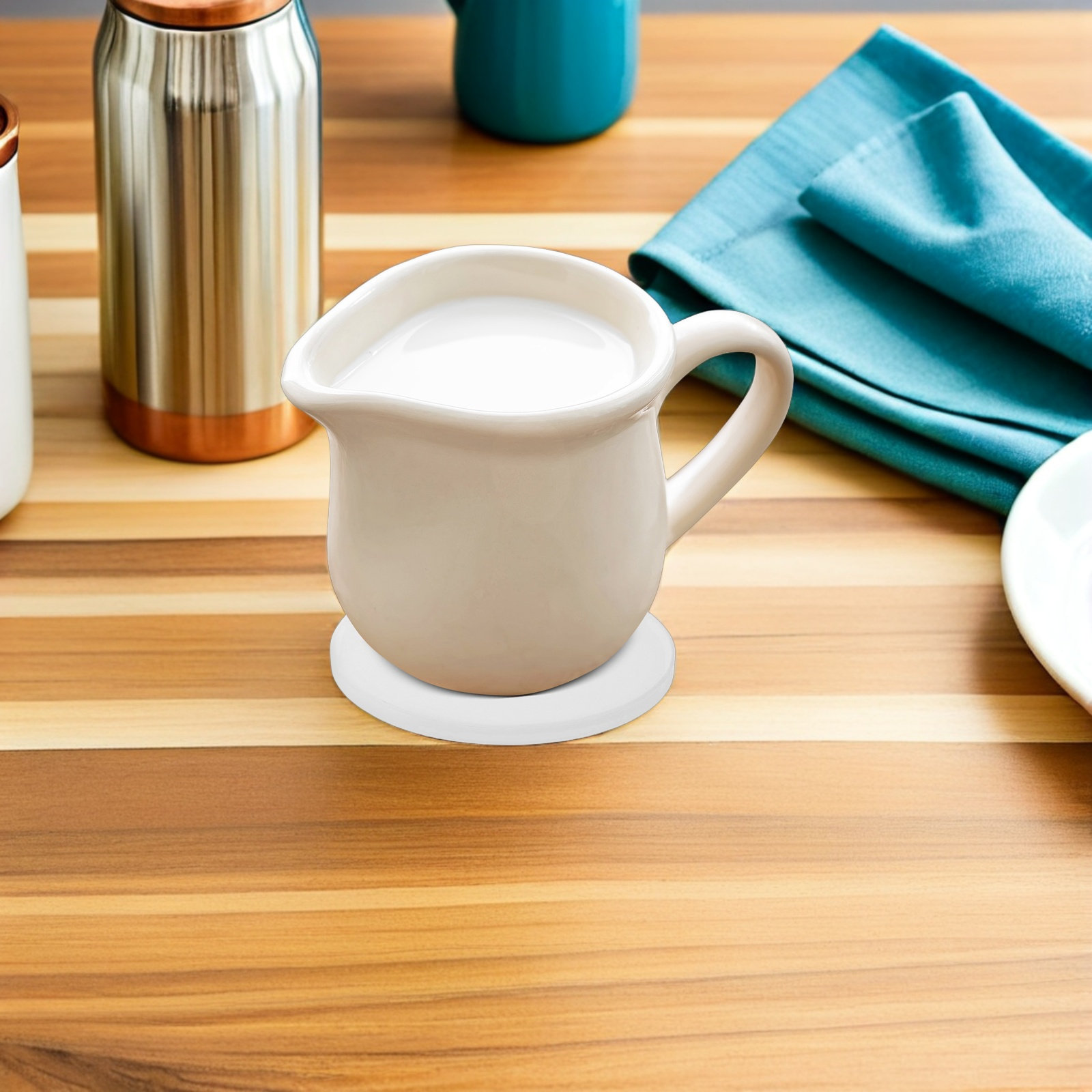 Coaster Sublimation Blank - 12 Adet Yuvarlak Seramik Bardak Altlığı,