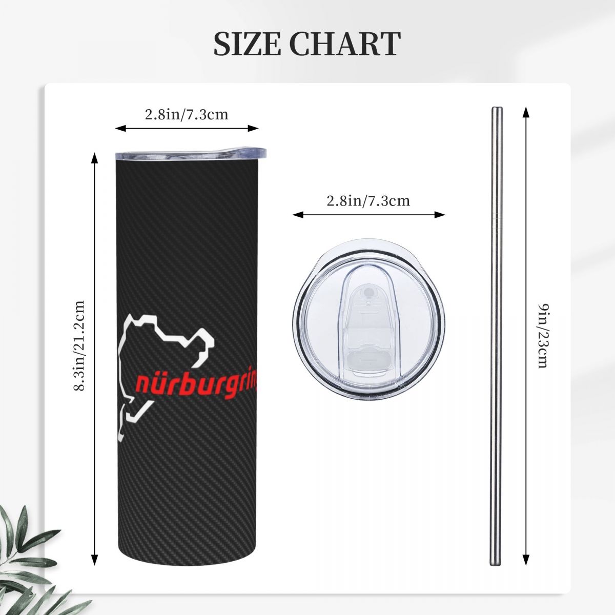 Nurburgring Karbon Fiber Beyaz - Tumbler 20Oz White incelemesi ve fiyatı